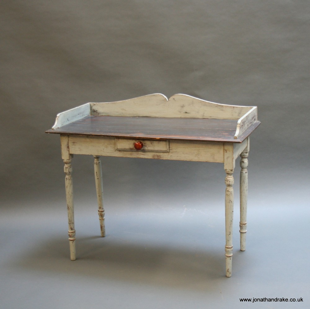 C19th painted side table