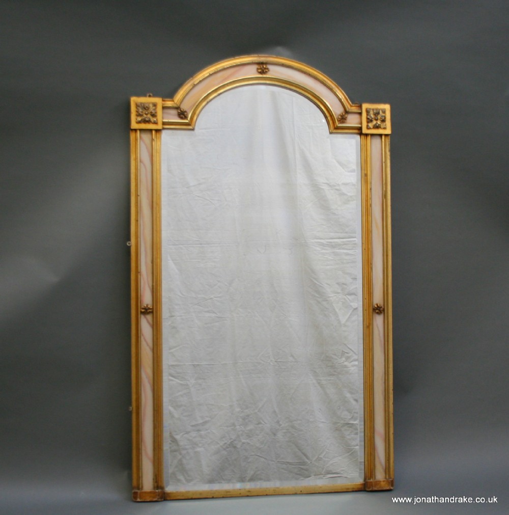 C19th Century gilt Pier mirror