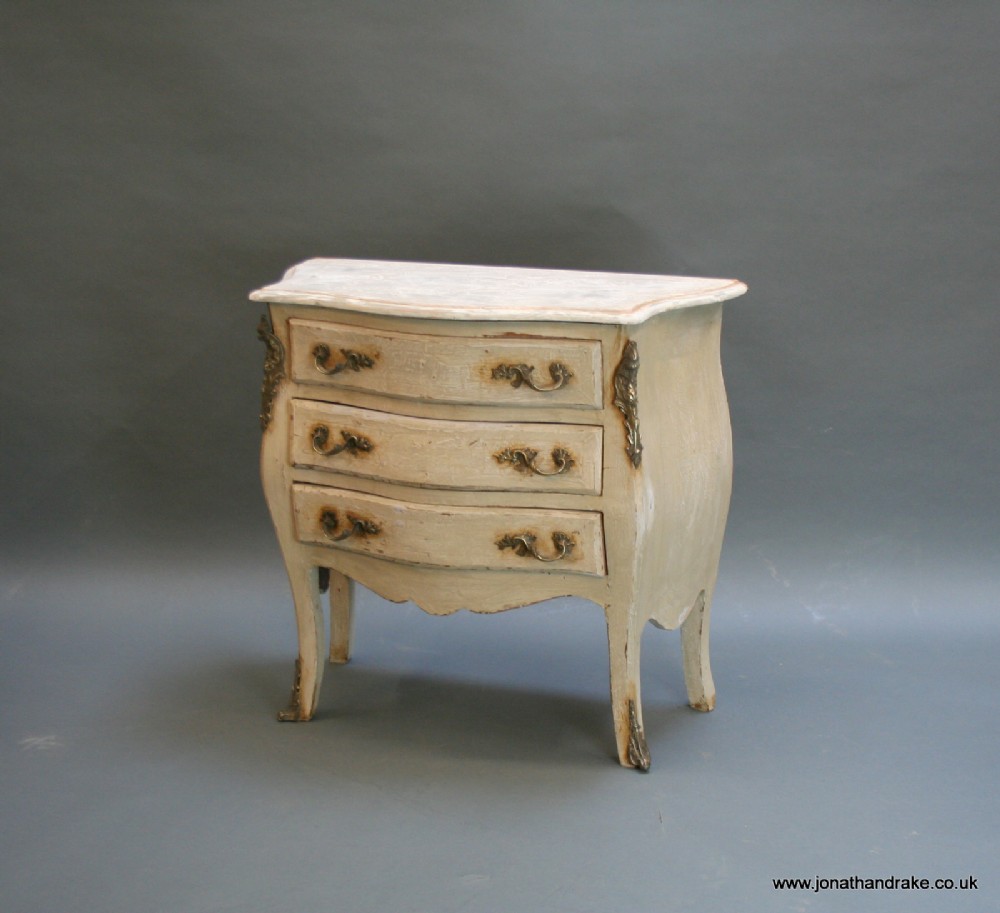 Louis XV style painted chest