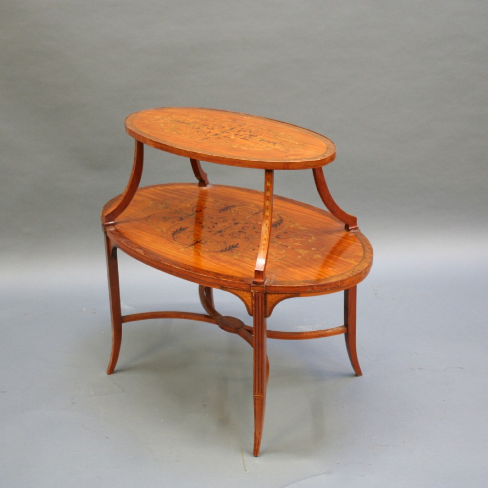 Edwardian satinwood occasional table