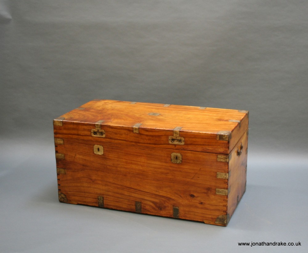 C19th Camphor Campaign trunk