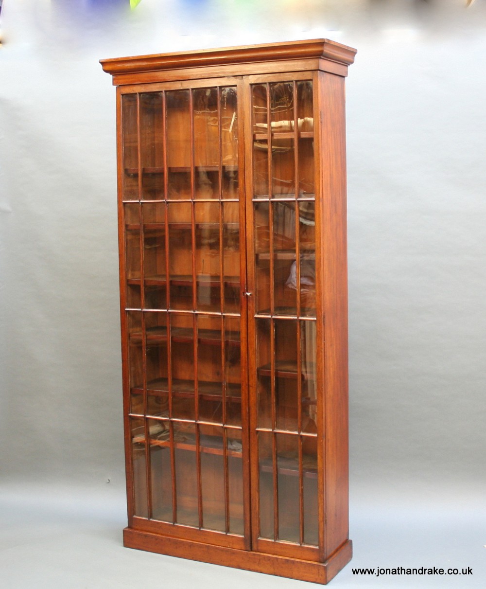 Mid C19th glazed bookcase