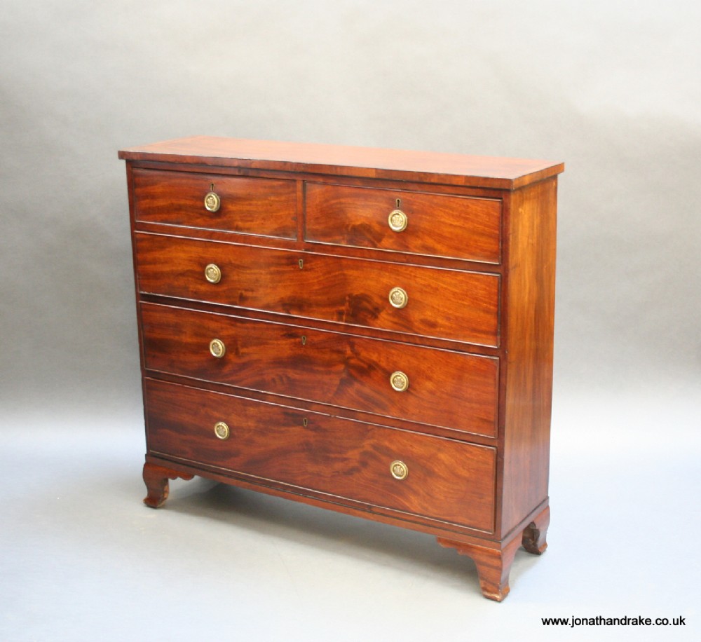 George 111 mahogany hall chest