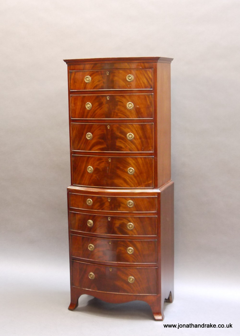 Georgian Style Chest On Chest, small proportions