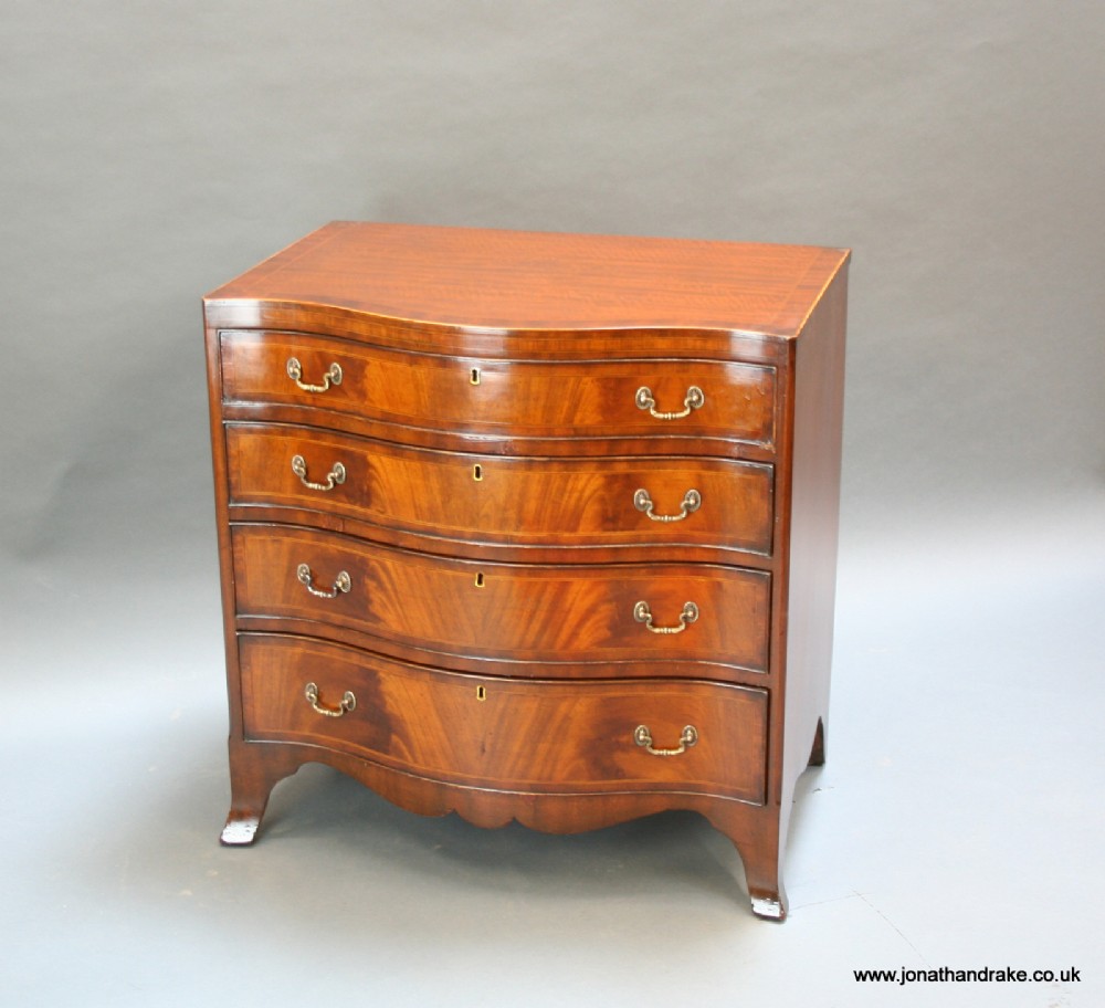 George 111 design serpentine chest