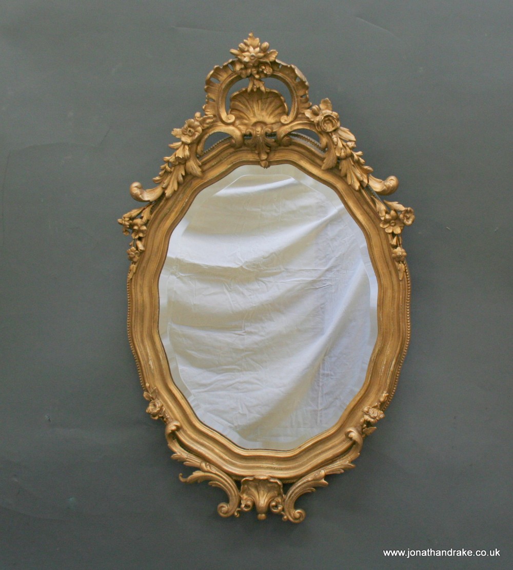 C19th French Gilt Mirror