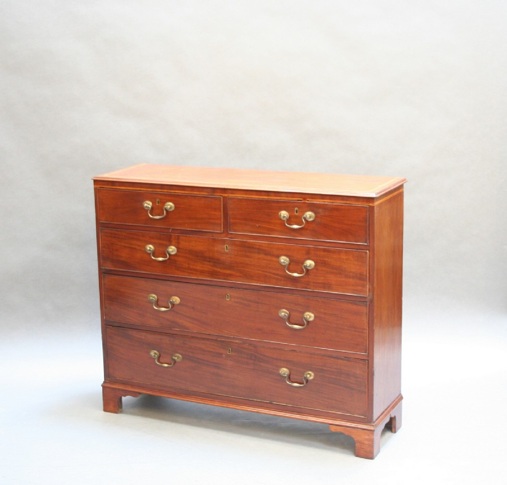 Early C19th mahogany hall chest