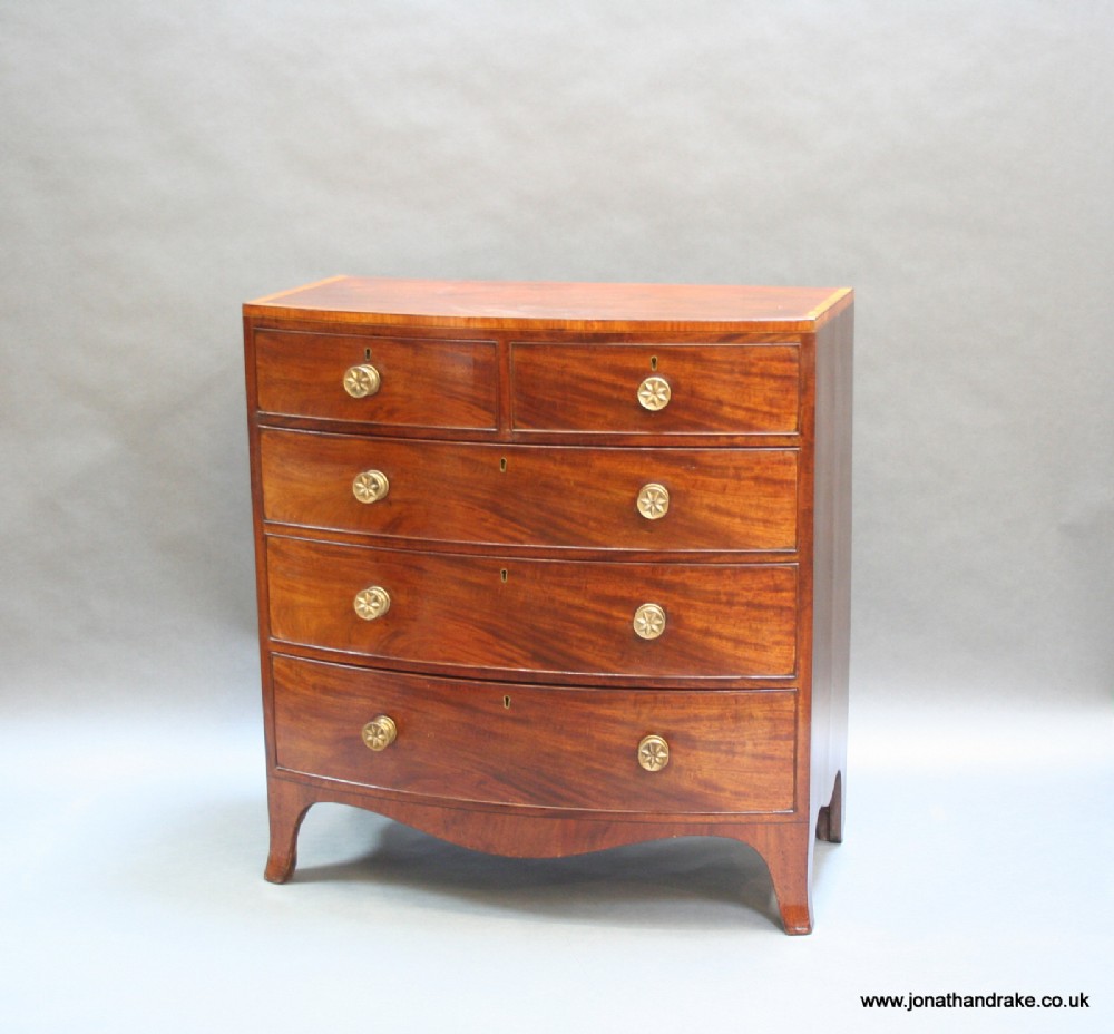 Georgian Bow front Chest 