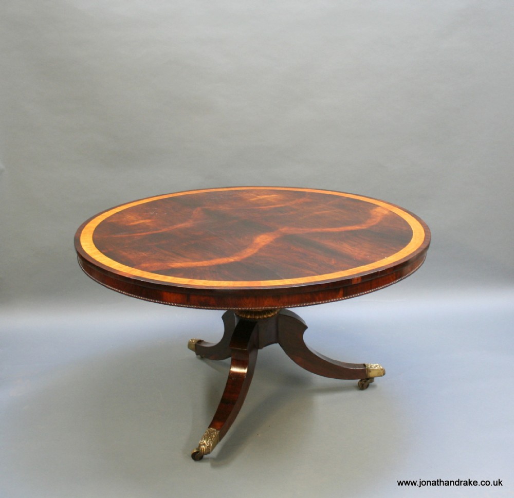 William IV rosewood breakfast table