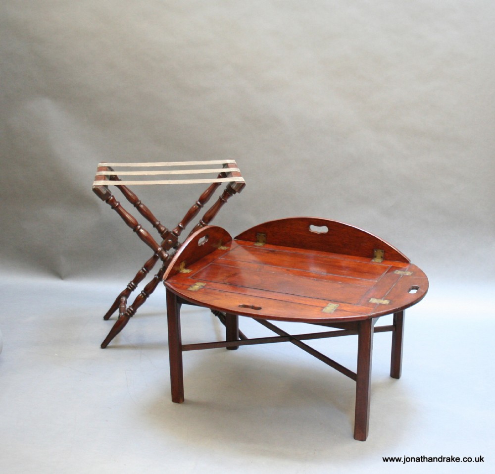 Georgian butlers tray table