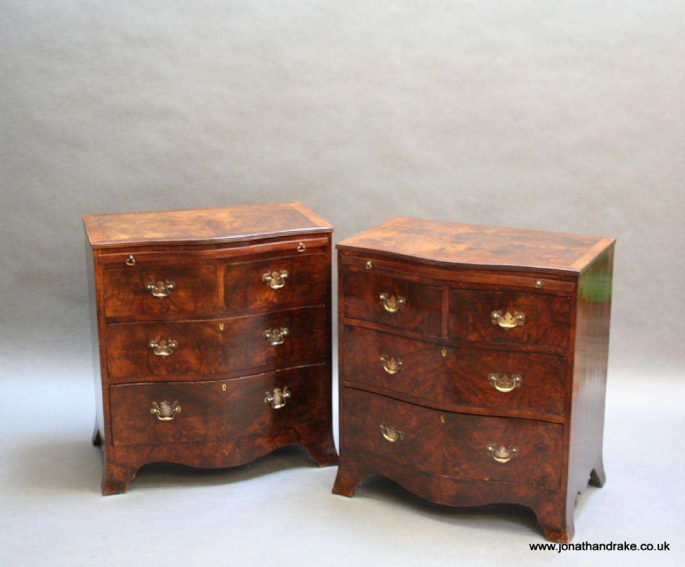 Pair Georgian Revival chests