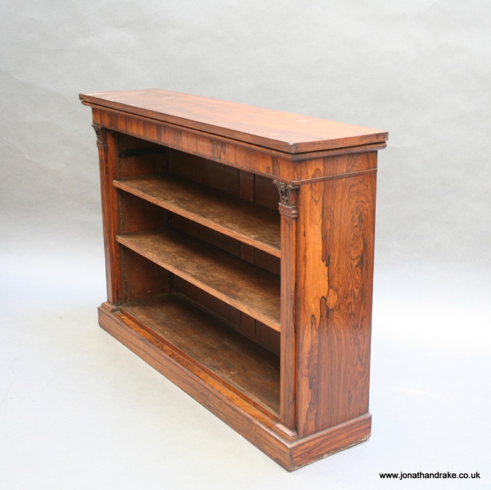 William IV rosewood bookcase