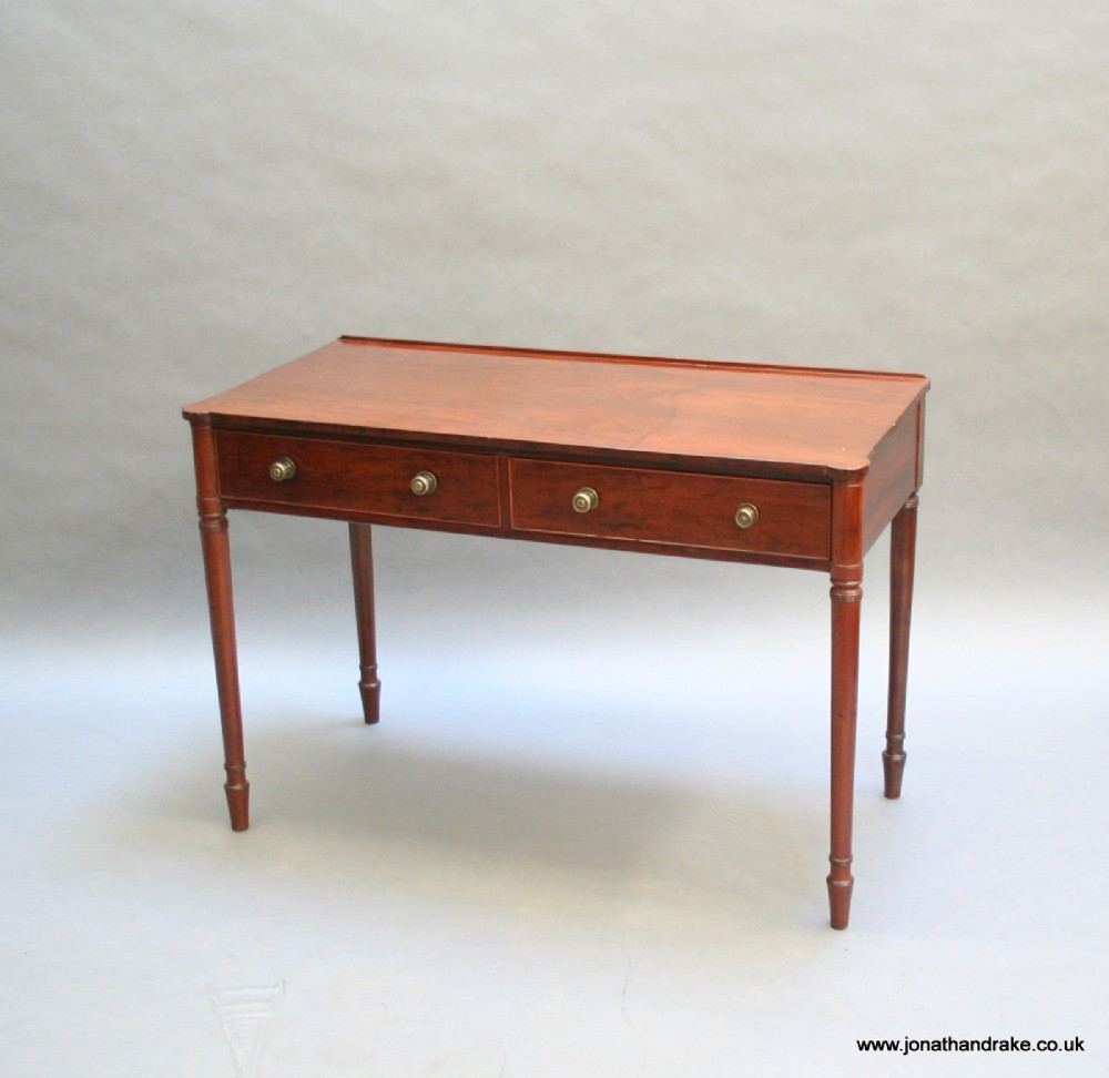 Regency mahogany writing table