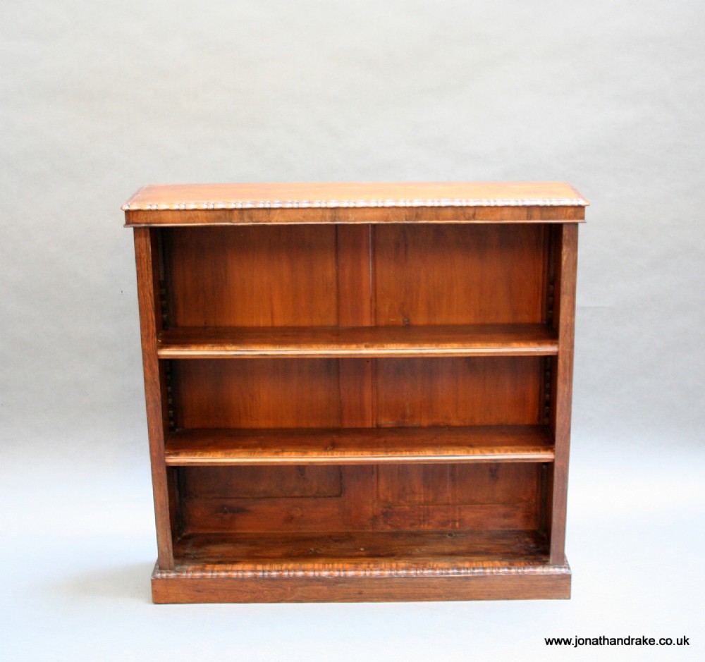 C19th rosewood bookcase