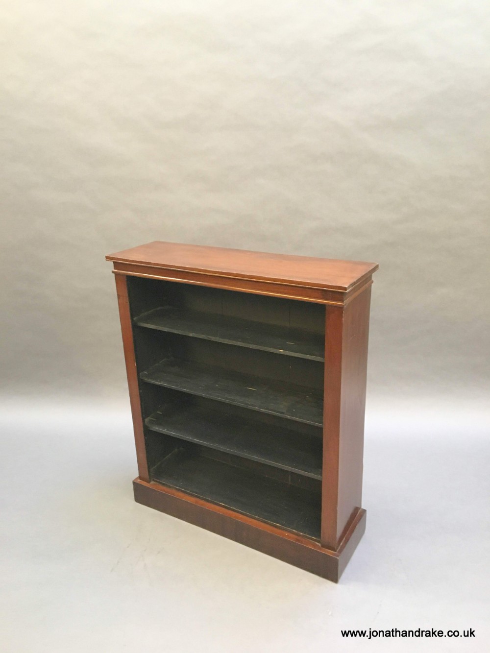 Victorian open bookcase