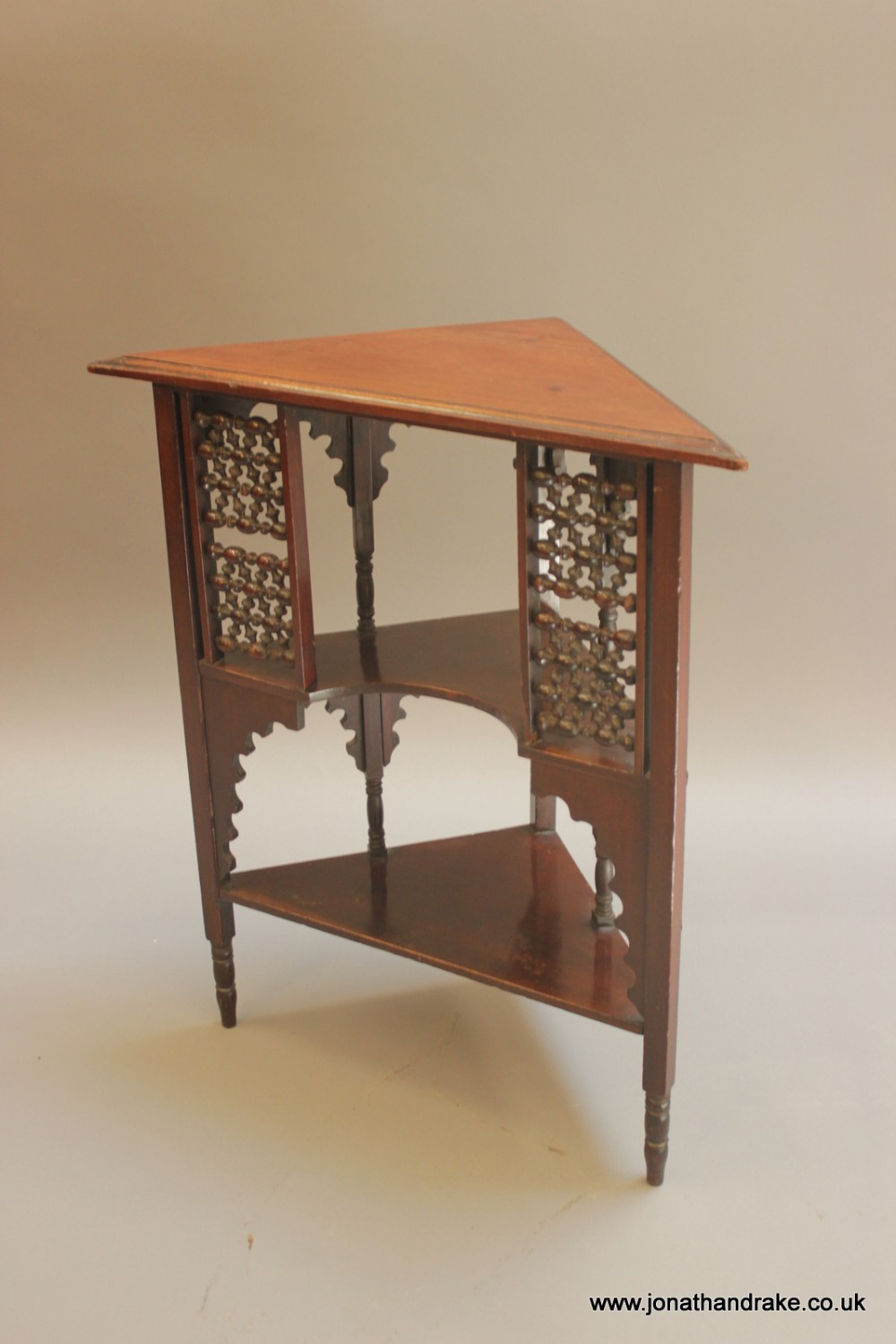 Moorish corner table attributed Libertys