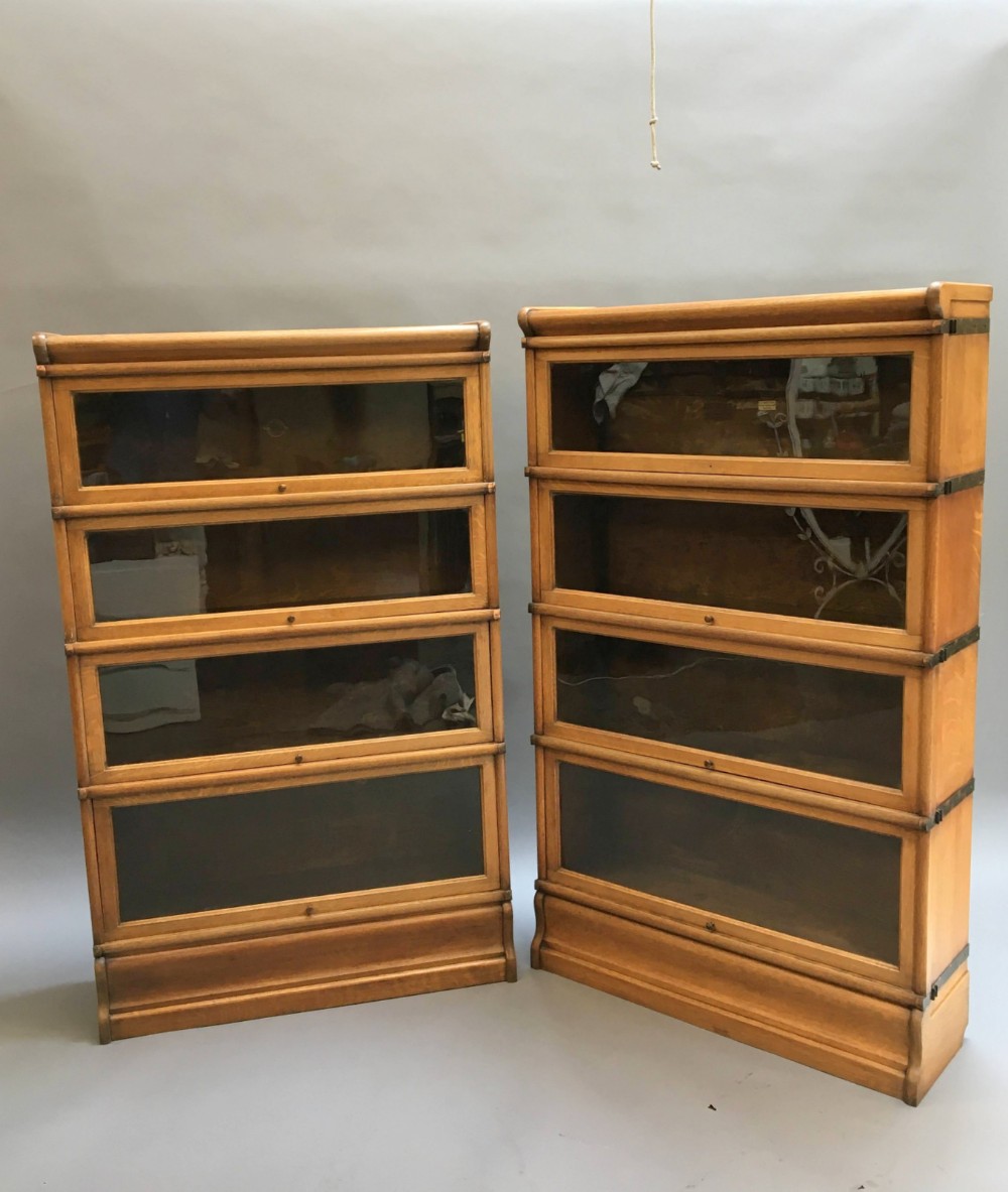 Pair of Globe Wernicke Bookcases