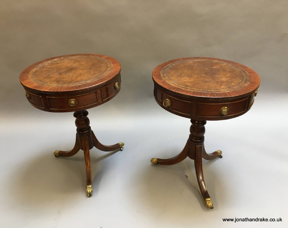 Pair Georgian Revival side tables