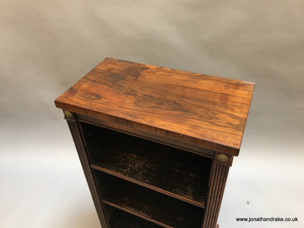 William IV rosewood bookcase View II
