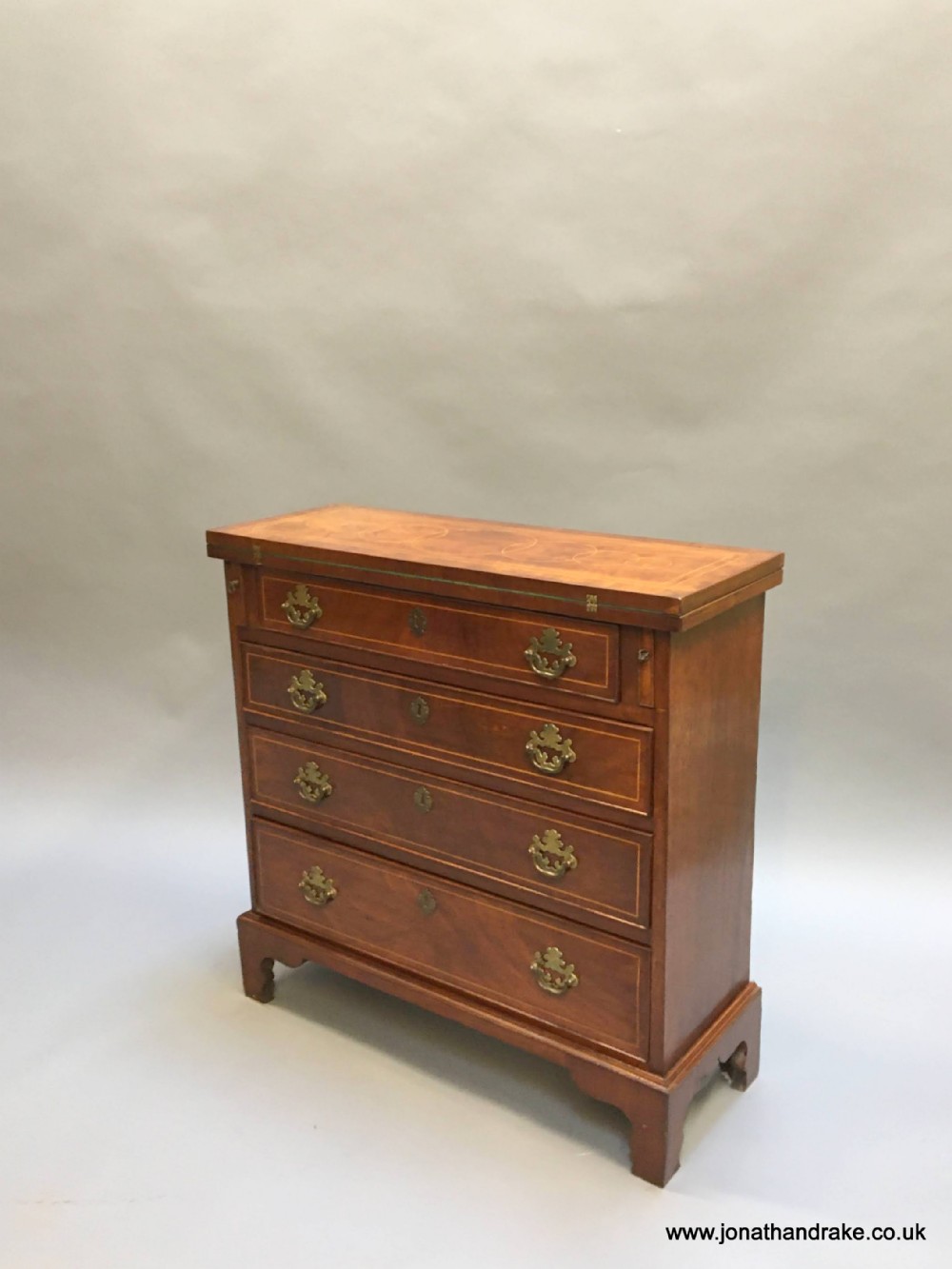 georgian revival small chest of drawers