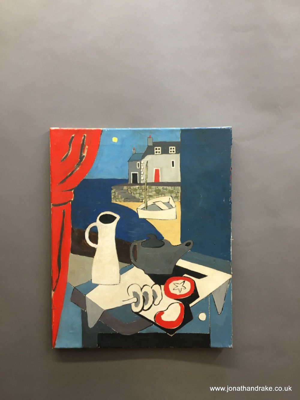 oil on canvas St Ives still-life