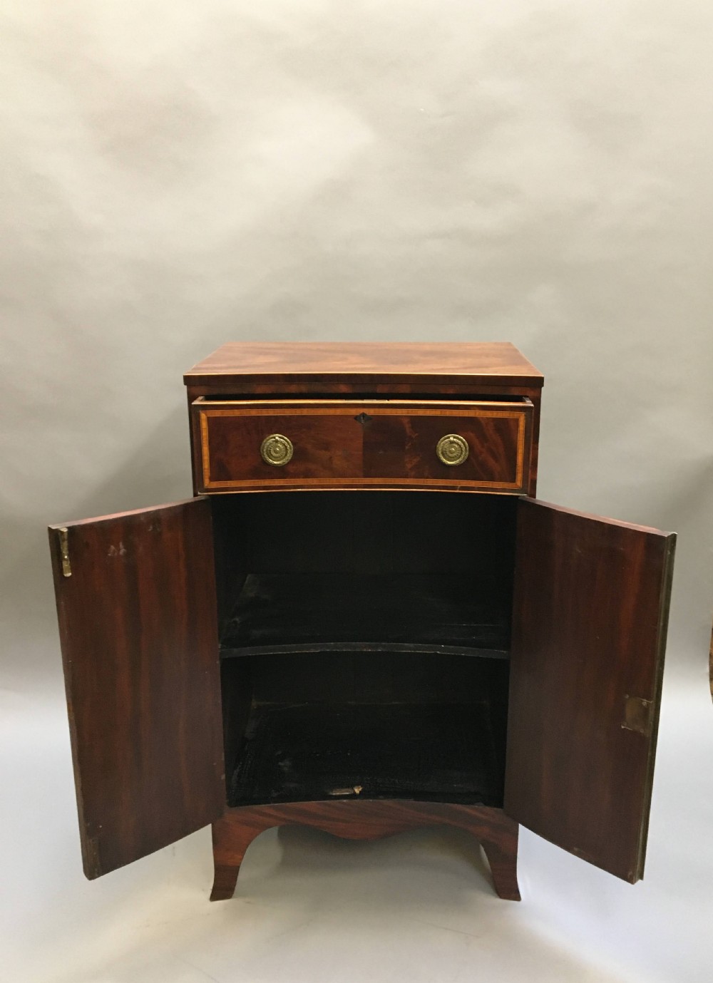 C19th concave side cabinet View II