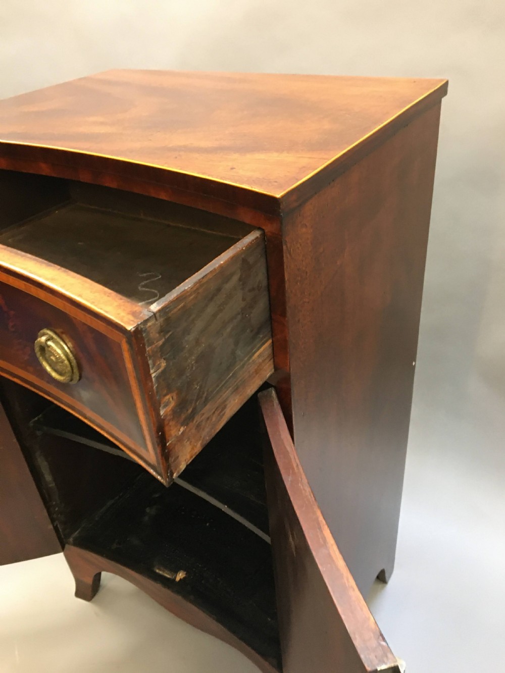 C19th concave side cabinet View III