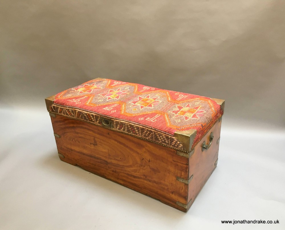 Campaign camphor trunk chest
