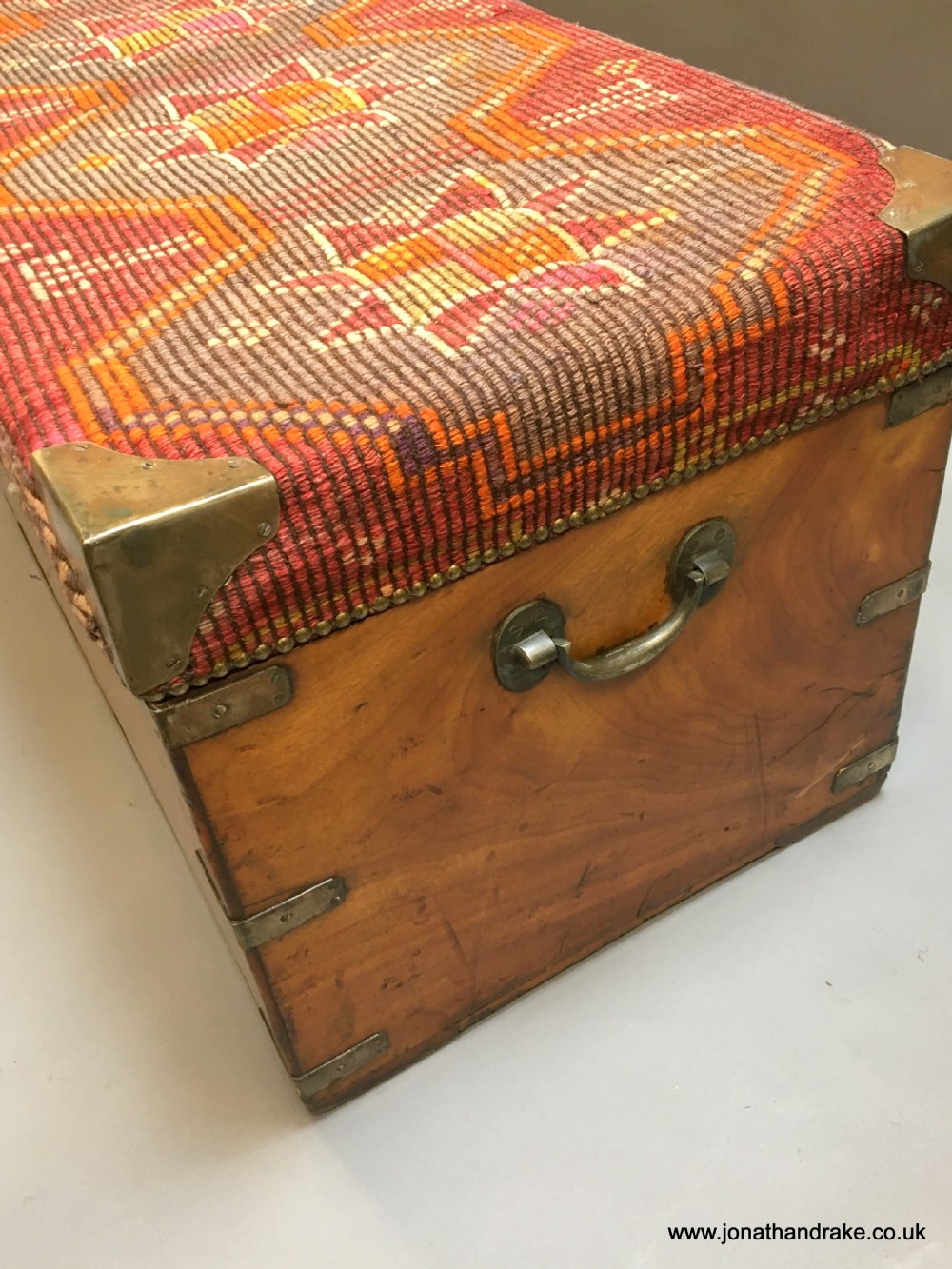 Campaign camphor trunk chest View III