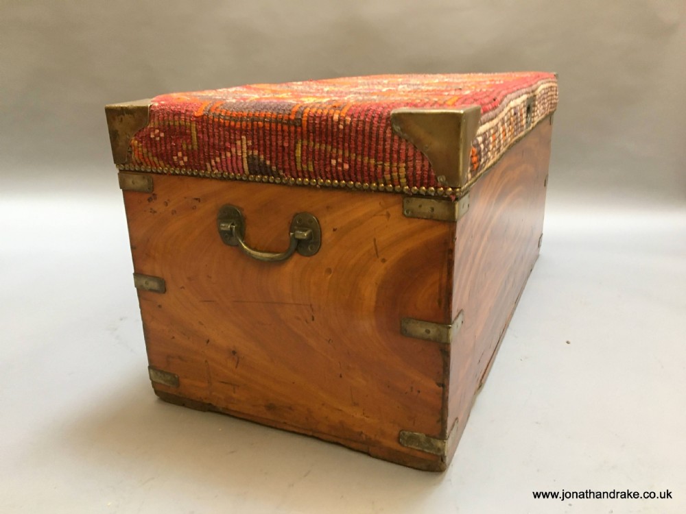 Campaign camphor trunk chest View XII
