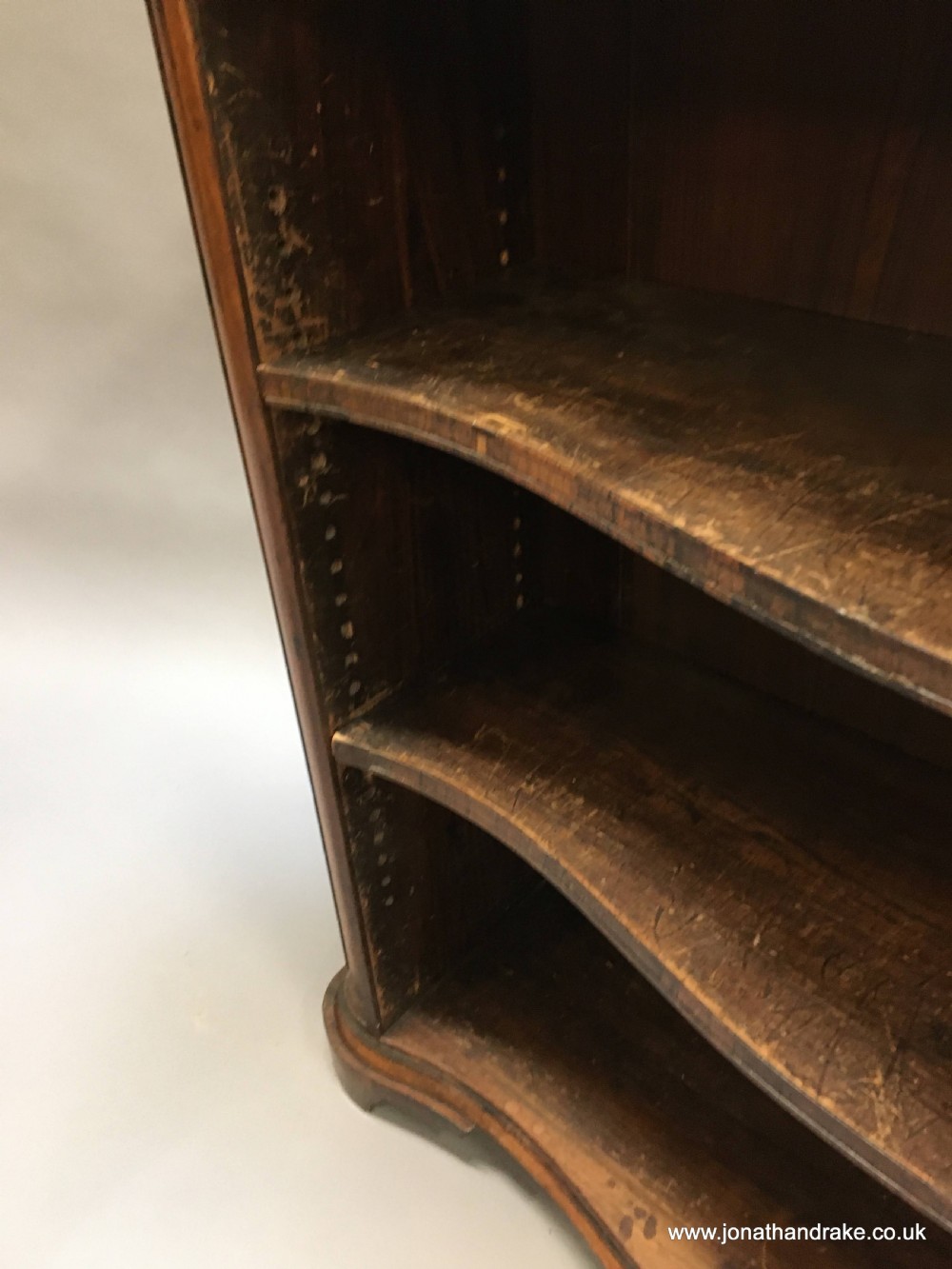 Early Victorian rosewood bookcase View IV