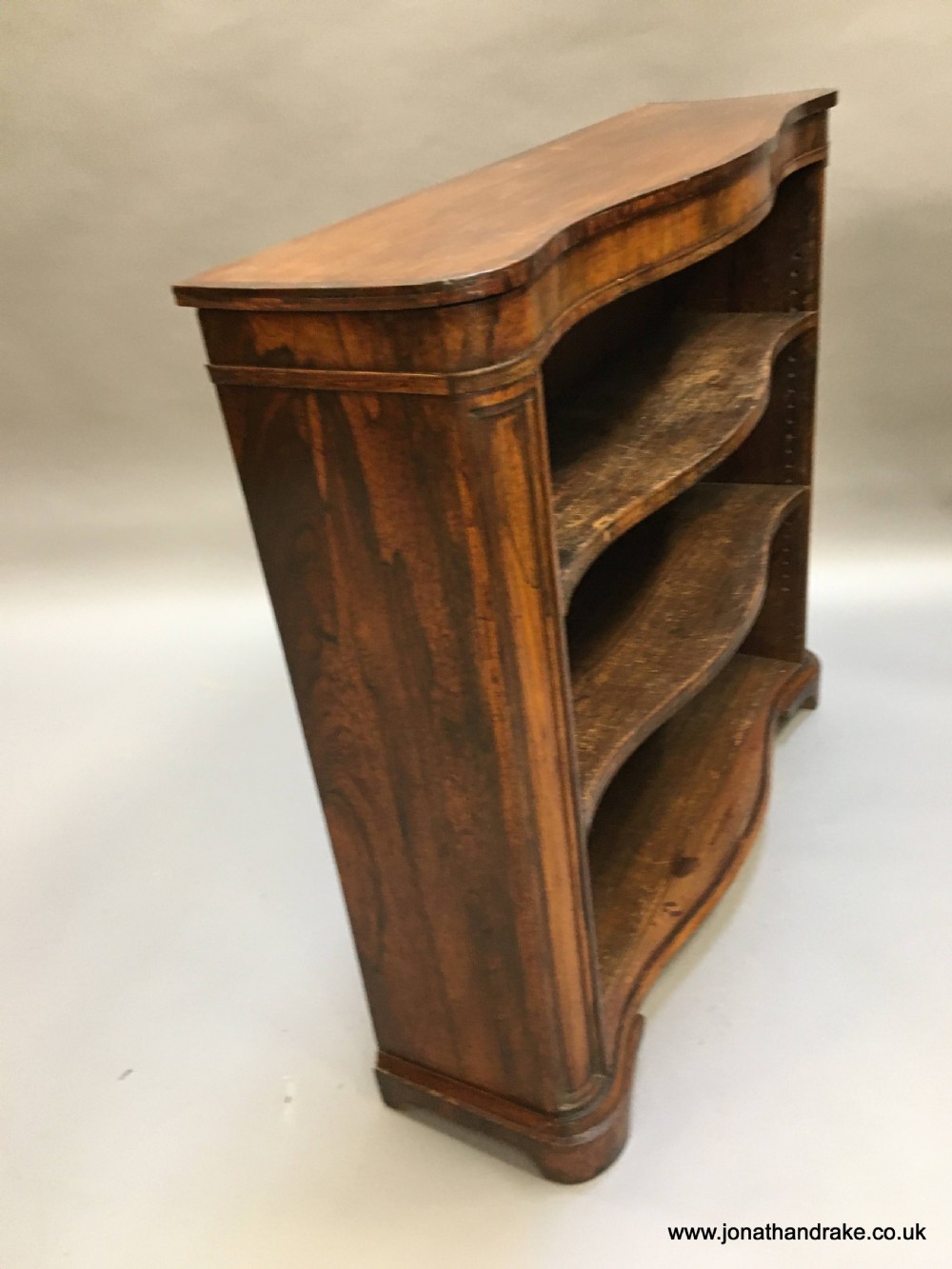 Early Victorian rosewood bookcase View VI