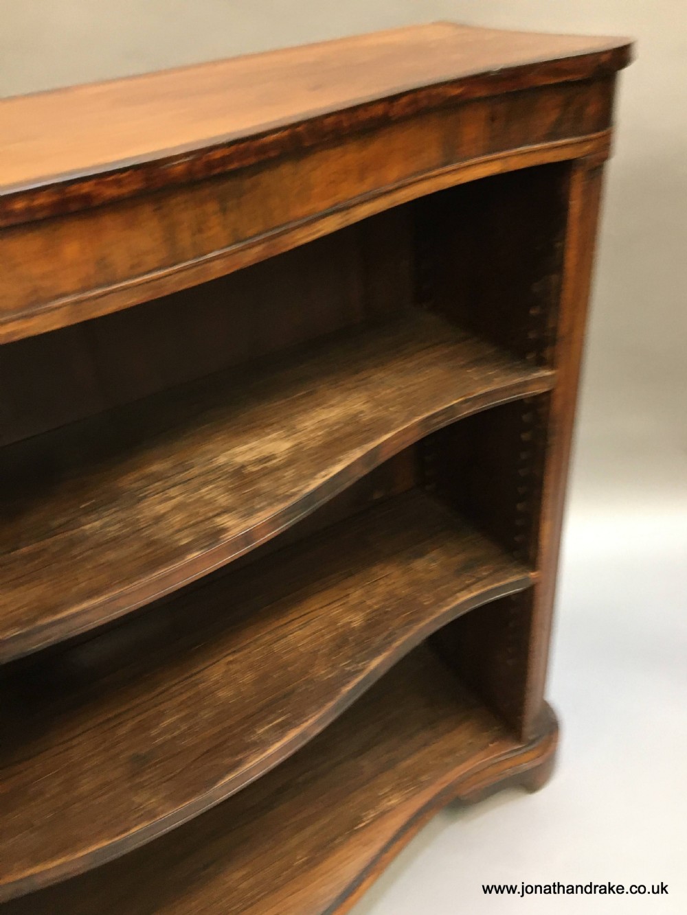 Early Victorian rosewood bookcase View VII