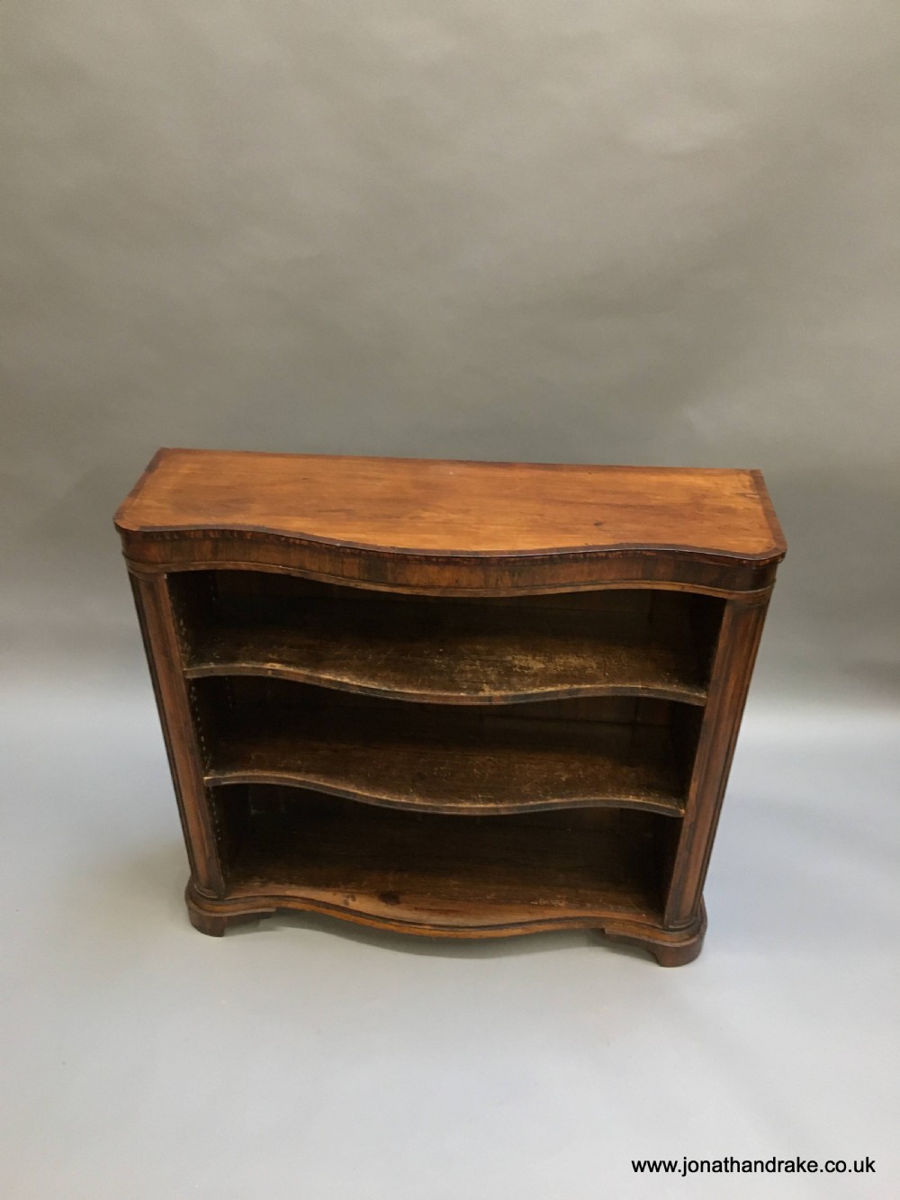 Early Victorian rosewood bookcase View IX