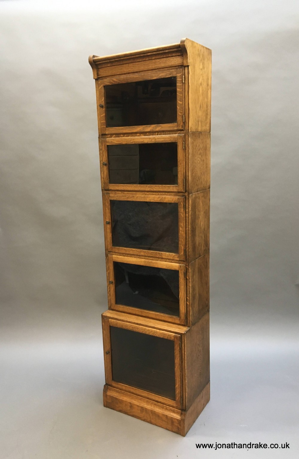 globe wernicke type narrow bookcase