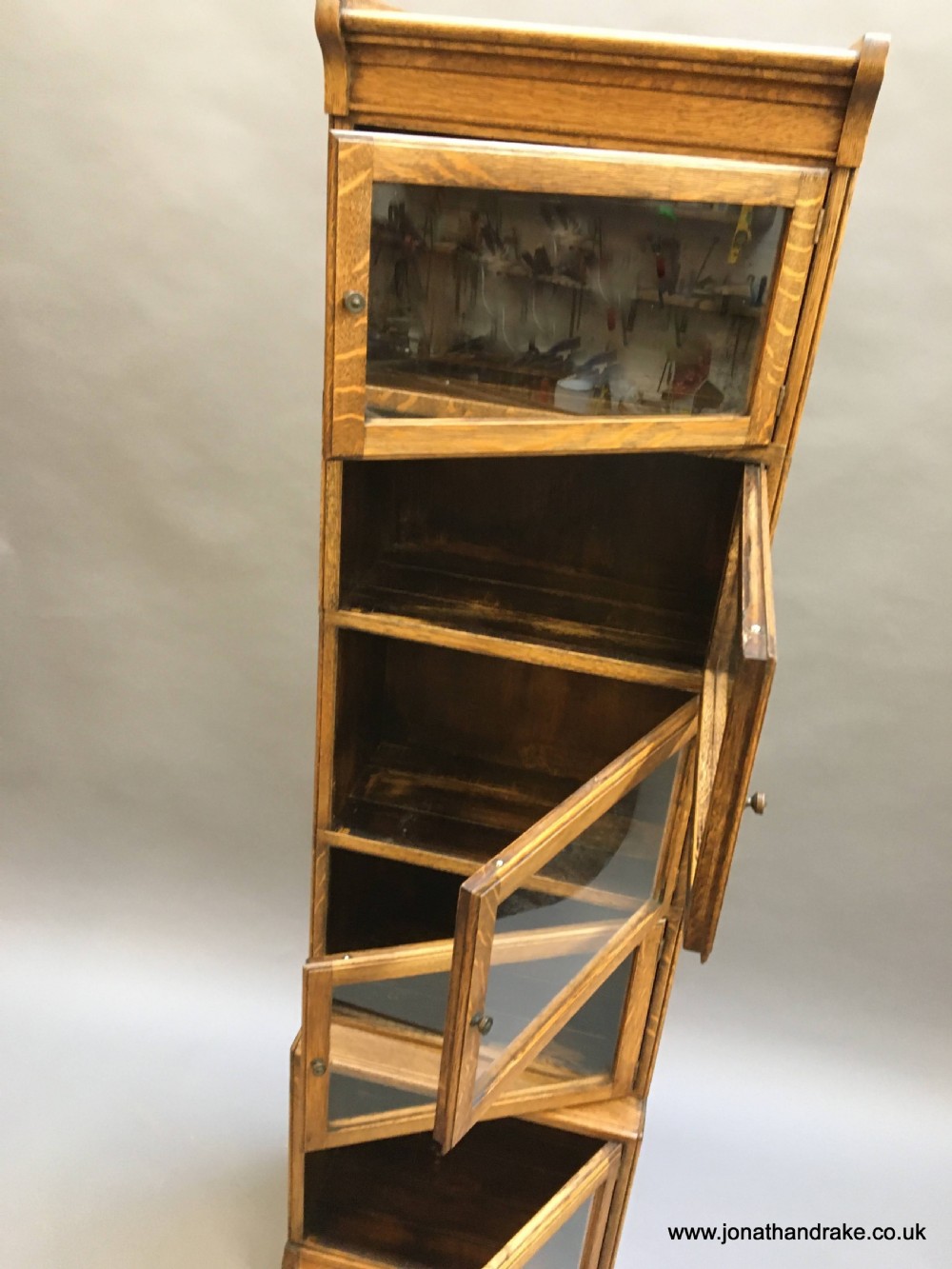 globe wernicke type narrow bookcase View V