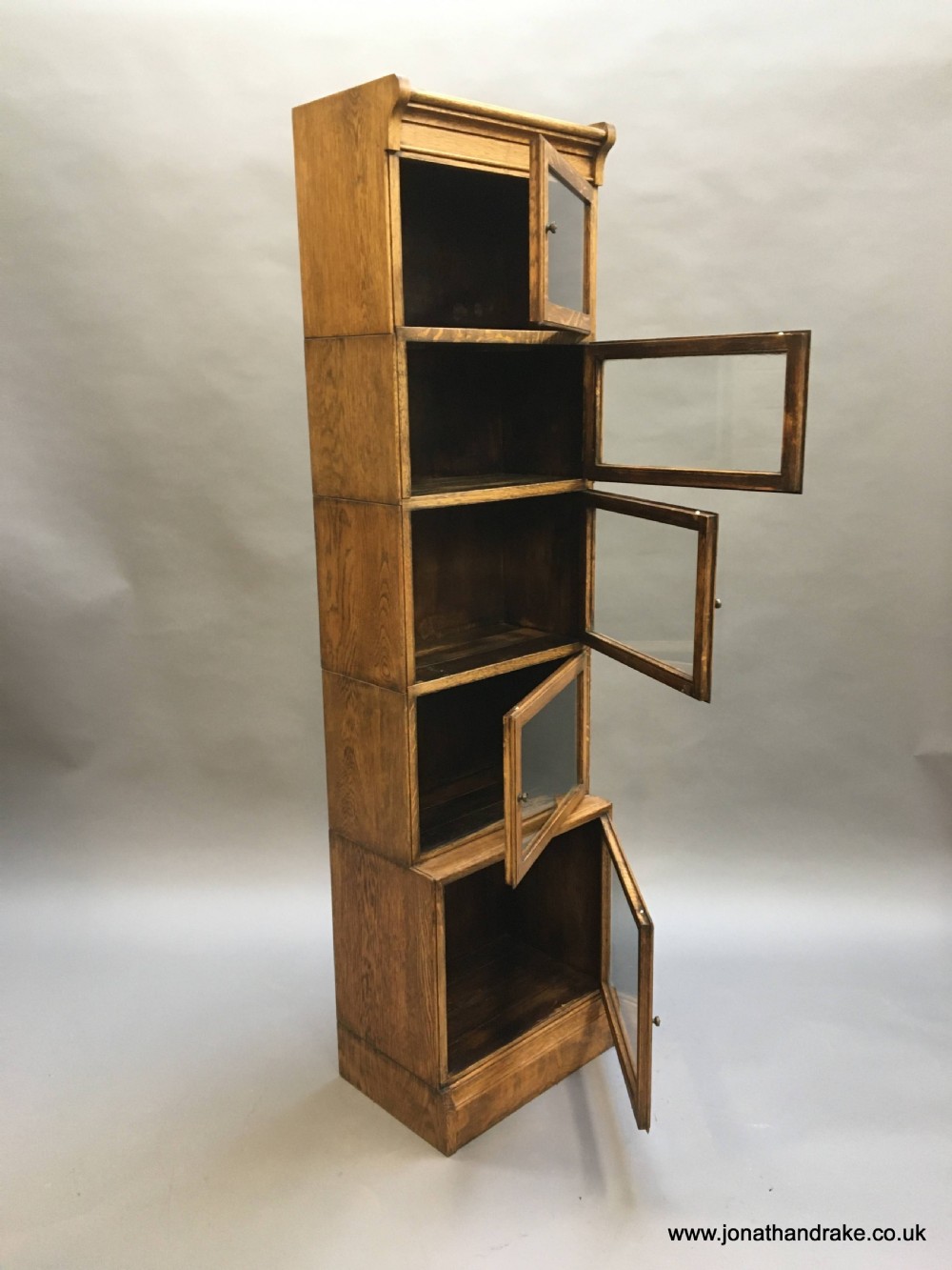 globe wernicke type narrow bookcase View VI