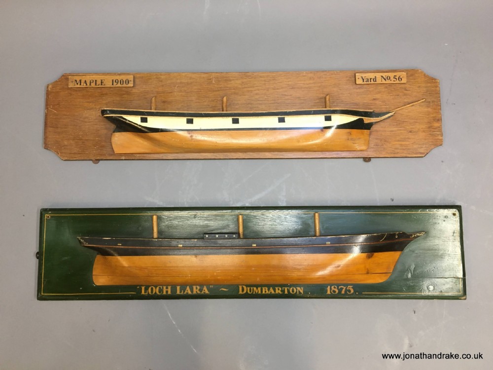 boat builders half block hulls