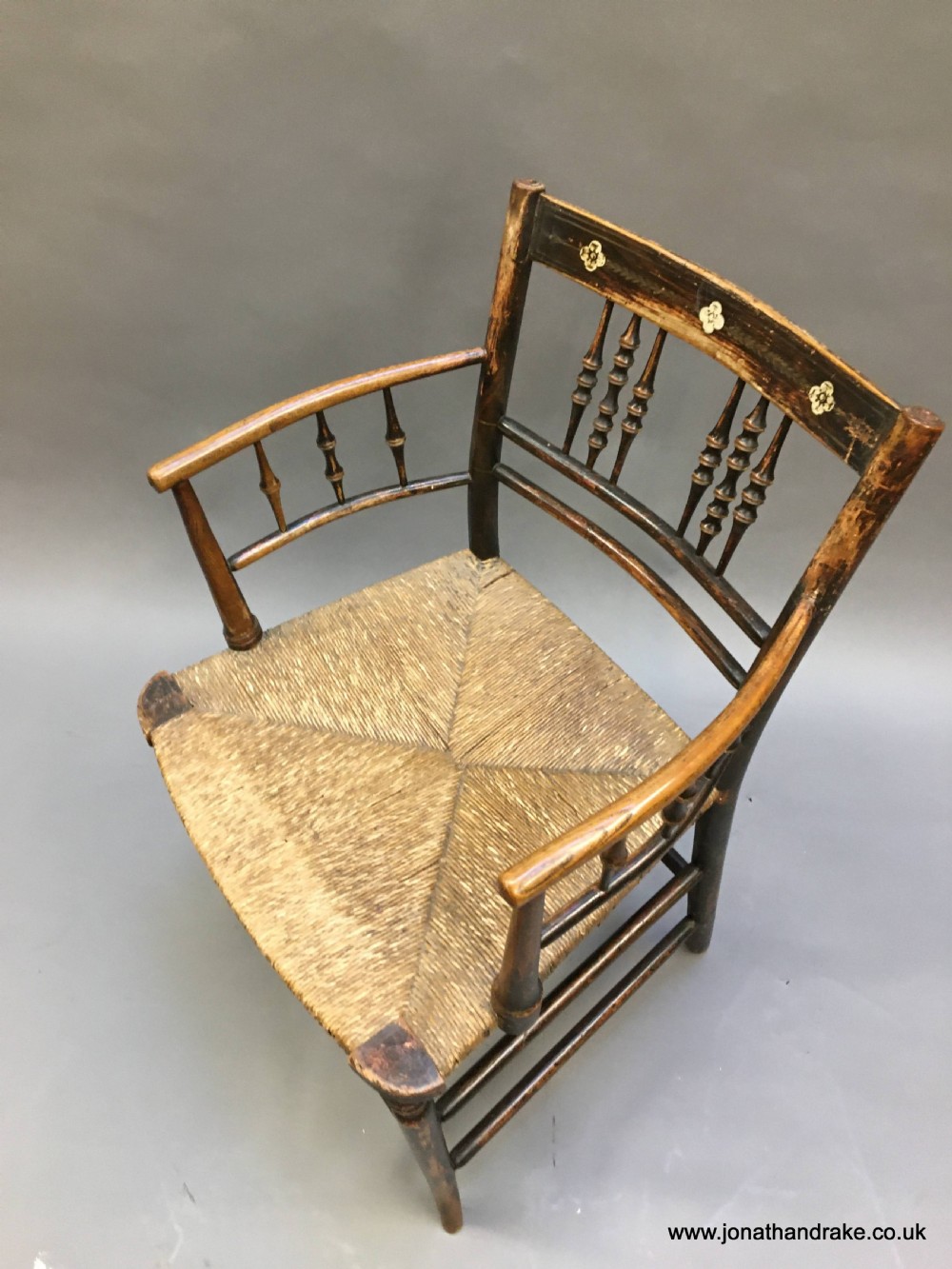 Regency painted Sussex chair View II