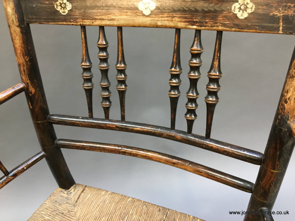Regency painted Sussex chair View IV
