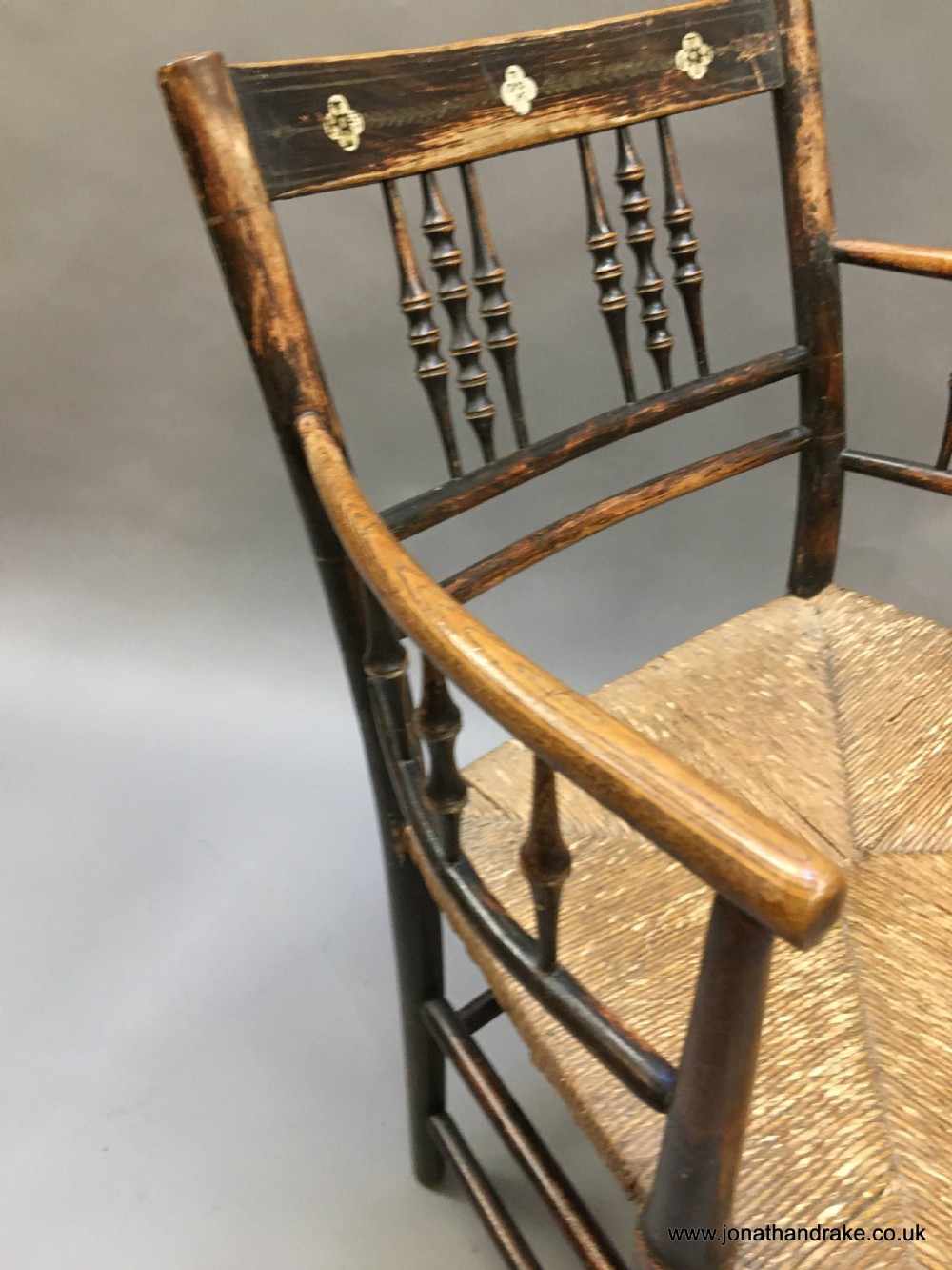Regency painted Sussex chair View VII