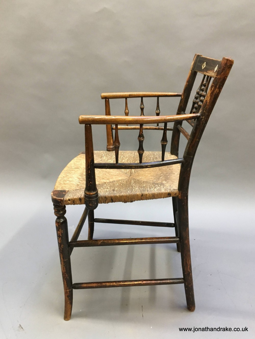 Regency painted Sussex chair View X