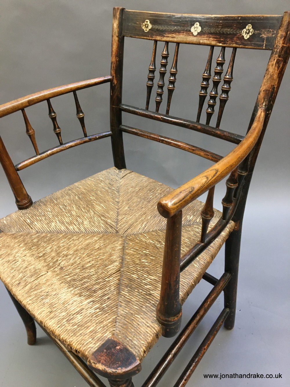 Regency painted Sussex chair View XI