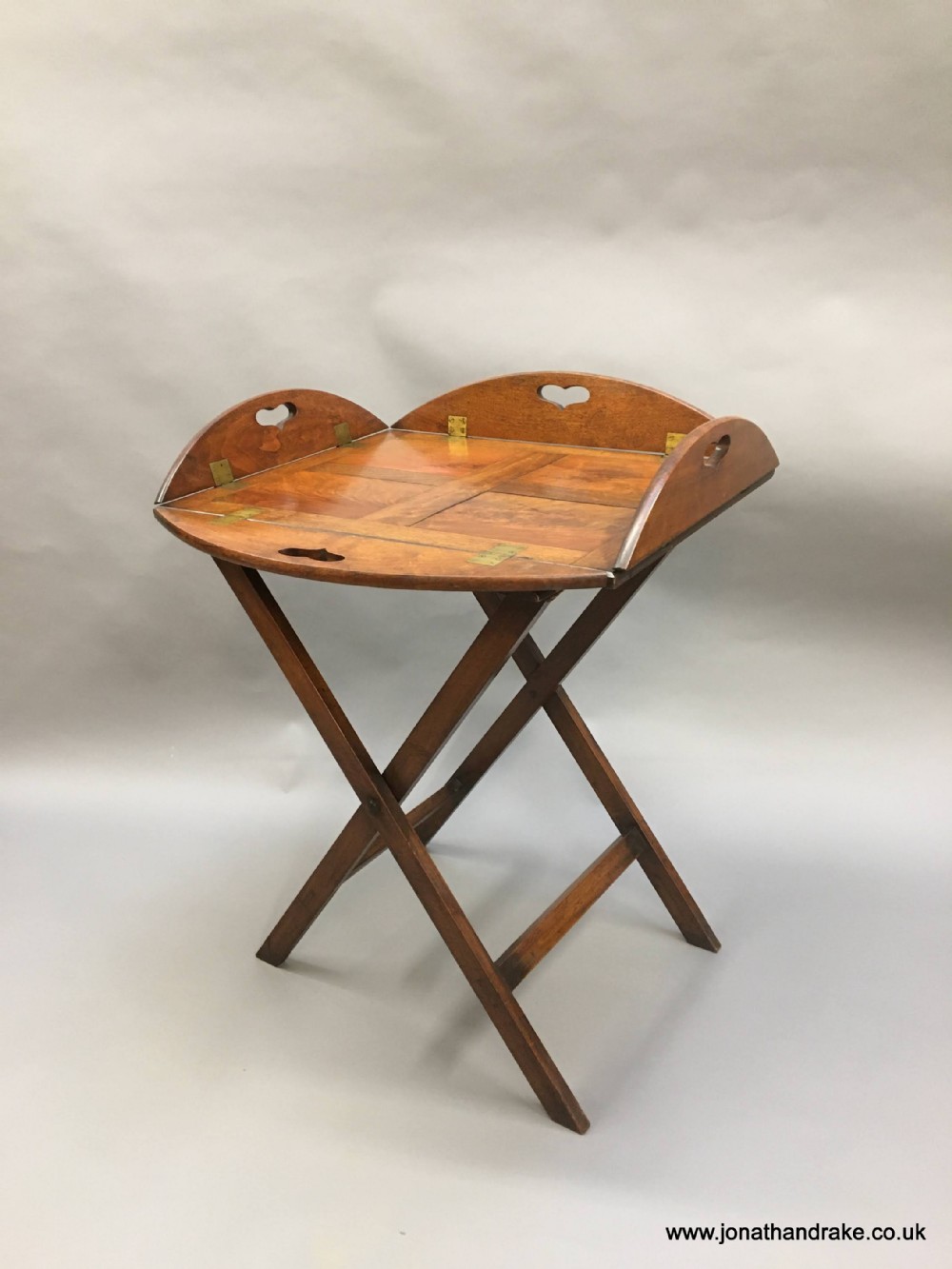 Georgian butlers tray on stand