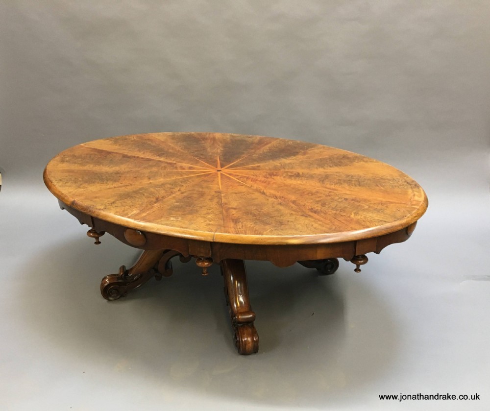 Scottish Victorian oval coffee table
