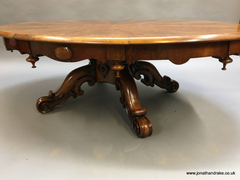 Scottish Victorian oval coffee table View III