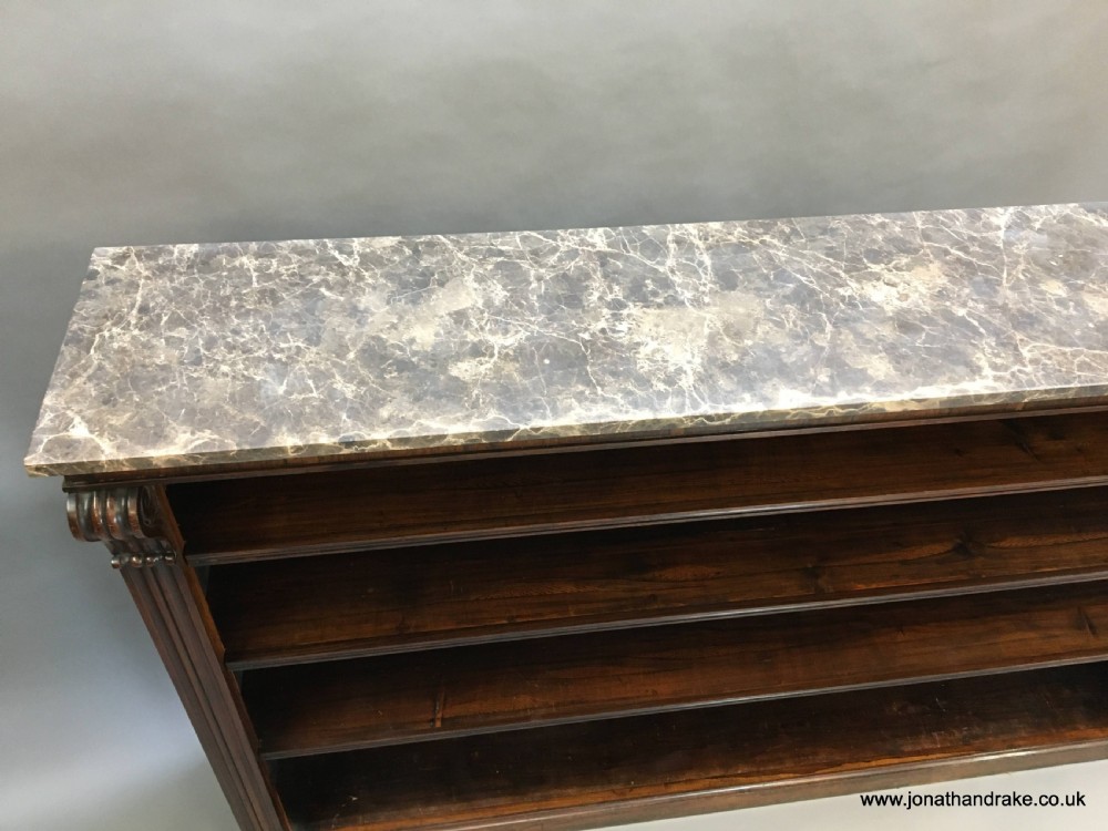 Victorian rosewood bookcase View IV