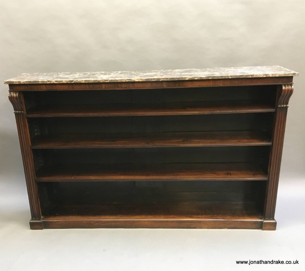 Victorian rosewood bookcase View IX