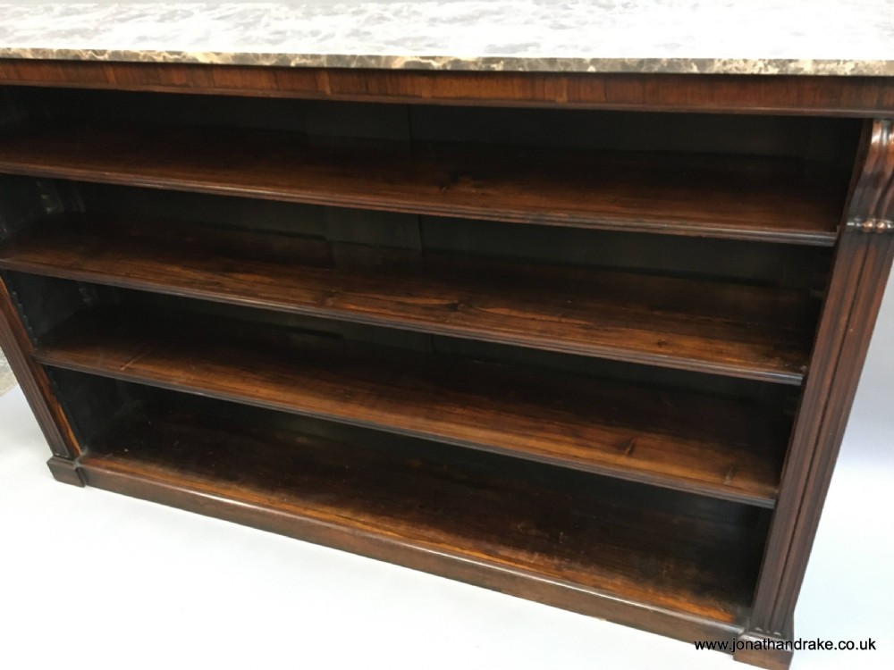 Victorian rosewood bookcase View X