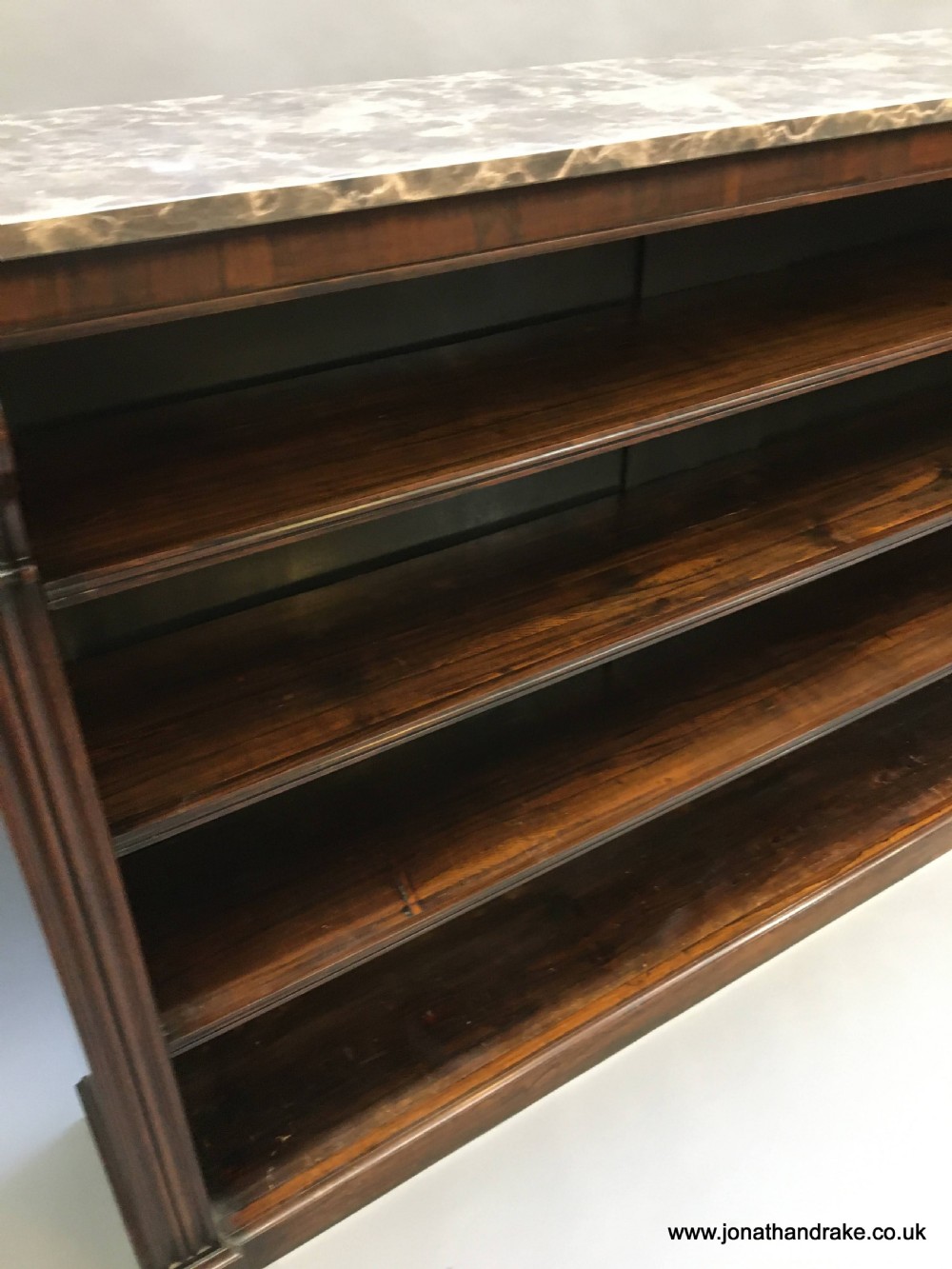 Victorian rosewood bookcase View XI
